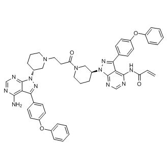 N-(1-((S)-1-(3-((R)-3-(4-amino-3-(4-phenoxyphenyl)-1H-pyrazolo[3,4-d]pyrimidin-1-yl)piperidin-1-yl)propanoyl)piperidin-3-yl)-3-(4-phenoxyphenyl)-1H-pyrazolo[3,4-d]pyrimidin-4-yl)acrylamide  (Ibrutinib Impuruity）|CS-0164751