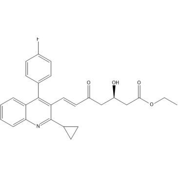 (R,E)-ethyl 7-(2-cyclopropyl-4-(4-fluorophenyl)quinolin-3-yl)-3-hydroxy-5-oxohept-6-enoate  Pitavastatin Impurity|CS-0164766