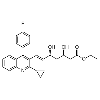 (3R,5S,E)-ethyl 7-(2-cyclopropyl-4-(4-fluorophenyl)quinolin-3-yl)-3,5-dihydroxyhept-6-enoate  (Pitavastatin Impuruity）|CS-0164767