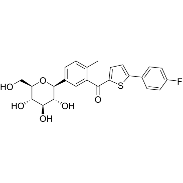 (5-(4-fluorophenyl)thiophen-2-yl)(2-methyl-5-((2S,3R,4R,5S,6R)-3,4,5-trihydroxy-6-(hydroxymethyl)tetrahydro-2H-pyran-2-yl)phenyl)methanone  Canagliflozin Impurity|CS-0164830