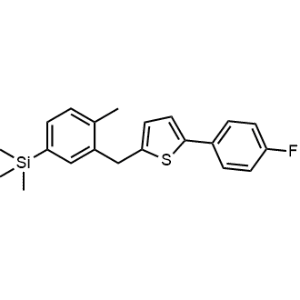 (3-((5-(4-fluorophenyl)thiophen-2-yl)methyl)-4-methylphenyl)trimethylsilane  Canagliflozin Impurity|CS-0164831