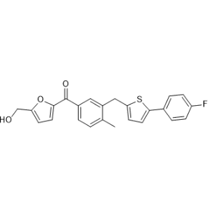 (3-((5-(4-fluorophenyl)thiophen-2-yl)methyl)-4-methylphenyl)(5-(hydroxymethyl)furan-2-yl)methanone  Canagliflozin Impurity|CS-0164832