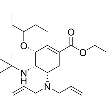 Ethyl (3R,4S,5S)-4-(tert-butylamino)-5-(diallylamino)-3-(pentan-3-yloxy)cyclohex-1-ene-1-carboxylate Oseltamivir Impurity|CS-0164908
