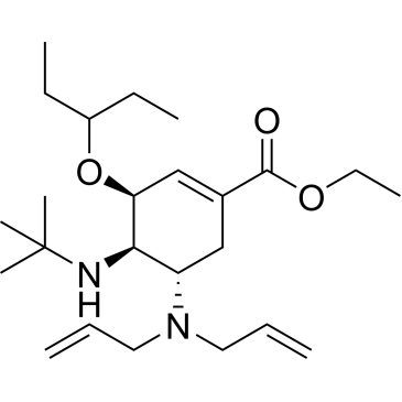 Ethyl (3S,4R,5S)-4-(tert-butylamino)-5-(diallylamino)-3-(pentan-3-yloxy)cyclohex-1-ene-1-carboxylate Oseltamivir Impurity|CS-0164911
