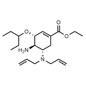 Ethyl (3R,4R,5S)-4-amino-5-(diallylamino)-3-(pentan-3-yloxy)cyclohex-1-ene-1-carboxylate Oseltamivir Impurity|CS-0164938