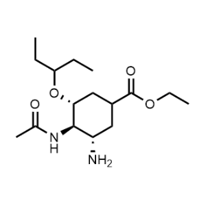 (3S,4R,5R)-Ethyl 4-acetamido-3-amino-5-(pentan-3-yloxy)cyclohexanecarboxylate Oseltamivir Impurity|CS-0164942