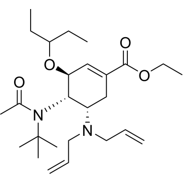 (3S,4S,5S)-Ethyl-4-(N-(tert-butyl)acetamido)-5-(diallylamino)-3-(pentan-3-yloxy)cyclohex-1-ene-1-carboxylate Oseltamivir Impurity|CS-0164951