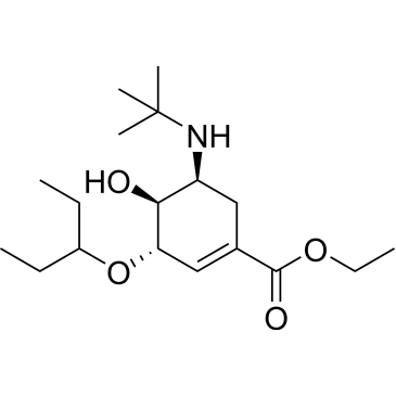 Ethyl (3S,4S,5S)-5-(tert-butylamino)-4-hydroxy-3-(pentan-3-yloxy)cyclohex-1-ene-1-carboxylate Oseltamivir Impurity|CS-0164980