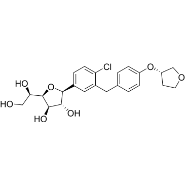 (2S,3R,4R,5R)-2-(4-Chloro-3-(4-(((S)-tetrahydrofuran-3-yl)oxy)benzyl)phenyl)-5-((R)-1,2-dihydroxyethyl)tetrahydrofuran-3,4-diol Empagliflozin Impurity|CS-0165056