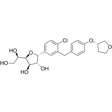 (2R,3R,4R,5R)-2-(4-Chloro-3-(4-(((S)-tetrahydrofuran-3-yl)oxy)benzyl)phenyl)-5-((R)-1,2-dihydroxyethyl)tetrahydrofuran-3,4-diol Empagliflozin Impurity|CS-0165057
