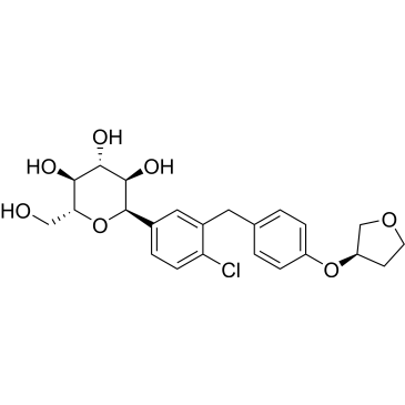 (2R,3R,4R,5S,6R)-2-(4-Chloro-3-(4-(((R)-tetrahydrofuran-3-yl)oxy)benzyl)phenyl)-6-(hydroxymethyl)tetrahydro-2H-pyran-3,4,5-triol (Empagliflozin Impuruity）|CS-0165086