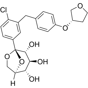 (1R,2S,3S,4R,5S)-5-(4-chloro-3-(4-(((S)-tetrahydrofuran-3-yl)oxy)benzyl)phenyl)-6,8-dioxabicyclo[3.2.1]octane-2,3,4-triol  Empagliflozin Impurity|CS-0165115
