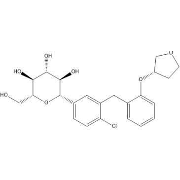 (2S,3R,4R,5S,6R)-2-(4-chloro-3-(2-(((S)-tetrahydrofuran-3-yl)oxy)benzyl)phenyl)-6-(hydroxymethyl)tetrahydro-2H-pyran-3,4,5-triol  Empagliflozin Impurity|CS-0165134