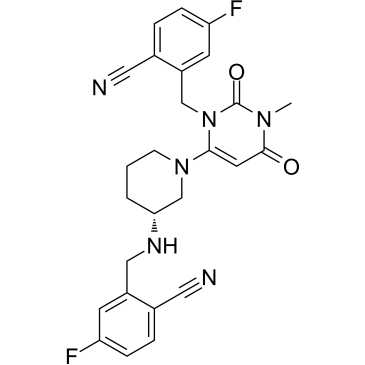 (R)-2-(((1-(3-(2-Cyano-5-fluorobenzyl)-1-methyl-2,6-dioxo-1,2,3,6-tetrahydropyrimidin-4-yl)piperidin-3-yl)amino)methyl)-4-fluorobenzonitrile  Trelagliptin Impurity|CS-0165141