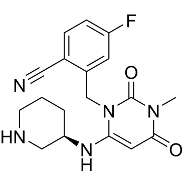 (R)-4-fluoro-2-((3-methyl-2,4-dioxo-6-(piperidin-3-ylamino)-3,4-dihydropyrimidin-1(2H)-yl)methyl)benzonitrile  Trelagliptin Impurity|CS-0165143