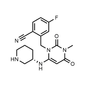 (S)-4-fluoro-2-((3-methyl-2,4-dioxo-6-(piperidin-3-ylamino)-3,4-dihydropyrimidin-1(2H)-yl)methyl)benzonitrile  Trelagliptin Impurity|CS-0165151
