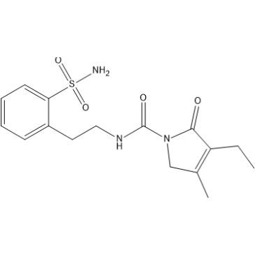 3-ethyl-4-methyl-2-oxo-N-(2-sulfamoylphenethyl)-2,5-dihydro-1H-pyrrole-1-carboxamide  Glimepiride Impurity|CS-0165184