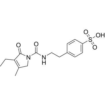 4-(2-(3-Ethyl-4-methyl-2-oxo-2,5-dihydro-1H-pyrrole-1-carboxamido)ethyl)benzenesulfonic acid Glimepiride Impuruity|CS-0165188