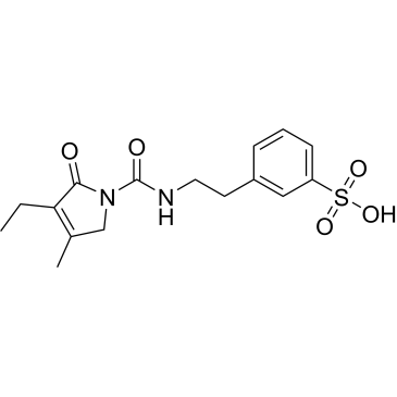 3-(2-(3-ethyl-4-methyl-2-oxo-2,5-dihydro-1H-pyrrole-1-carboxamido)ethyl)benzenesulfonic acid  (Glimepiride Impuruity）|CS-0165189