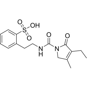 2-(2-(3-ethyl-4-methyl-2-oxo-2,5-dihydro-1H-pyrrole-1-carboxamido)ethyl)benzenesulfonic acid  (Glimepiride Impuruity）|CS-0165190