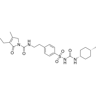 3-ethyl-4-methyl-N-(4-(N-(((1s,4s)-4-methylcyclohexyl)carbamoyl)sulfamoyl)phenethyl)-2-oxo-2,5-dihydro-1H-pyrrole-1-carboxamide  Glimepiride Impurity|CS-0165191