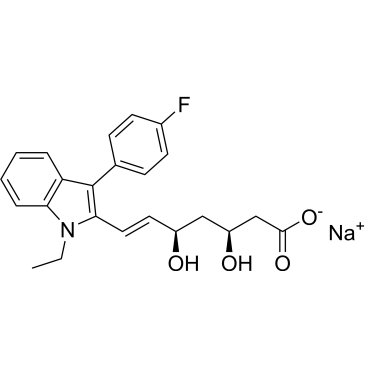 sodium (3S,5R,E)-7-(1-ethyl-3-(4-fluorophenyl)-1H-indol-2-yl)-3,5-dihydroxyhept-6-enoate  (Fluvastatin Impuruity）|CS-0165203