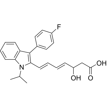 (4E,6E)-7-(3-(4-fluorophenyl)-1-isopropyl-1H-indol-2-yl)-3-hydroxyhepta-4,6-dienoic acid  (Fluvastatin Impuruity）|CS-0165207