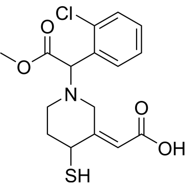 (E)-2-(1-(1-(2-chlorophenyl)-2-methoxy-2-oxoethyl)-4-mercaptopiperidin-3-ylidene)acetic acid  (Clopidogrel Impurity）|CS-0165216