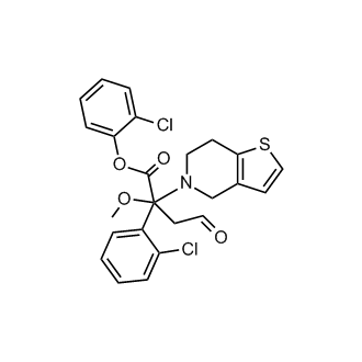 (S)-(S)-1-(2-chlorophenyl)-2-methoxy-2-oxoethyl 2-(2-chlorophenyl)-2-(6,7-dihydrothieno[3,2-c]pyridin-5(4H)-yl)acetate  (Clopidogrel Impuruity）|CS-0165235