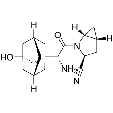 (1R,3S,5R)-2-((R)-2-amino-2-((1r,3S,5R,7S)-3-hydroxyadamantan-1-yl)acetyl)-2-azabicyclo[3.1.0]hexane-3-carbonitrile  (Saxagliptin Impuruity）|CS-0165265