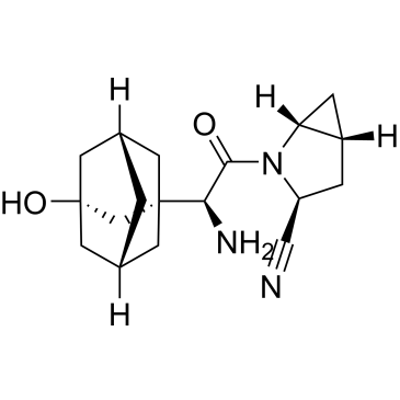 (1R,3S,5R)-2-((S)-2-amino-2-((1r,3R,5R,7S)-3-hydroxyadamantan-1-yl)acetyl)-2-azabicyclo[3.1.0]hexane-3-carbonitrile  (Saxagliptin Impuruity）|CS-0165266