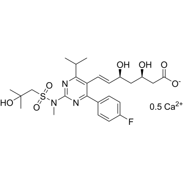 S-Desmethyl-S-(2-hydroxy-2-methylpropyl) Rosuvastatin (calcium)|CS-0165286
