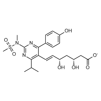 (3R,5S,E)-3,5-dihydroxy-7-(4-(4-hydroxyphenyl)-6-isopropyl-2-(N-methylmethylsulfonamido)pyrimidin-5-yl)hept-6-enoate  (Rosuvastatin Impuruity）|CS-0165322