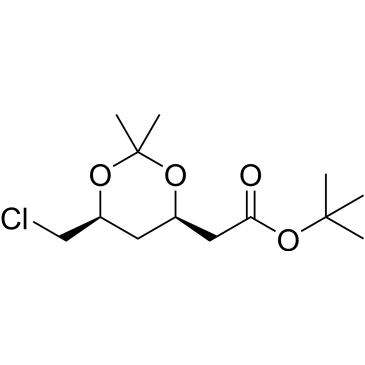 tert-butyl 2-((4R,6S)-6-(chloromethyl)-2,2-dimethyl-1,3-dioxan-4-yl)acetate  (Rosuvastatin Impurity）|CS-0165342