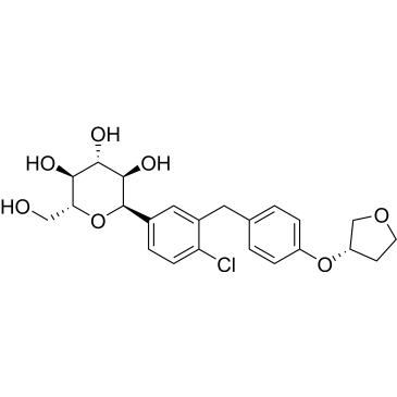(2R,3R,4R,5S,6R)-2-(4-chloro-3-(4-(((S)-tetrahydrofuran-3-yl)oxy)benzyl)phenyl)-6-(hydroxymethyl)tetrahydro-2H-pyran-3,4,5-triol  Empagliflozin Impurity|CS-0165372