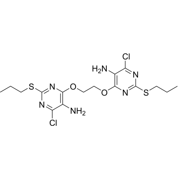 6,6'-(ethane-1,2-diylbis(oxy))bis(4-chloro-2-(propylthio)pyrimidin-5-amine)  (Ticagrelor Impuruity）|CS-0165741