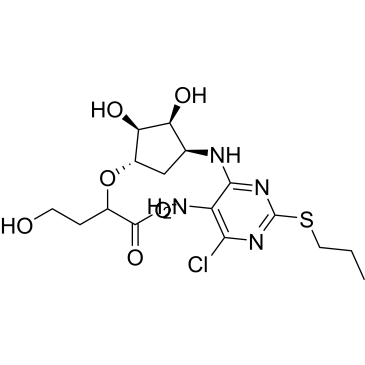 2-hydroxyethyl 2-(((1S,2S,3S,4S)-4-((5-amino-6-chloro-2-(propylthio)pyrimidin-4-yl)amino)-2,3-dihydroxycyclopentyl)oxy)acetate  (Ticagrelor Impuruity）|CS-0165746