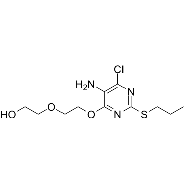 2-(2-((5-Amino-6-chloro-2-(propylthio)pyrimidin-4-yl)oxy)ethoxy)ethanol Ticagrelor Impurity|CS-0165753