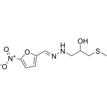 (E)-1-(methylthio)-3-(2-((5-nitrofuran-2-yl)methylene)hydrazinyl)propan-2-ol  (Nifuratel Impuruity）|CS-0165801