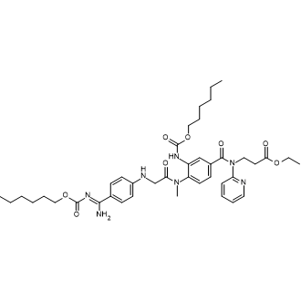 (Z)-ethyl 3-(3-(((hexyloxy)carbonyl)amino)-4-(2-((4-(N'-((hexyloxy)carbonyl)carbamimidoyl)phenyl)amino)-N-methylacetamido)-N-(pyridin-2-yl)benzamido)propanoate  Dabigatran Impurity|CS-0165910