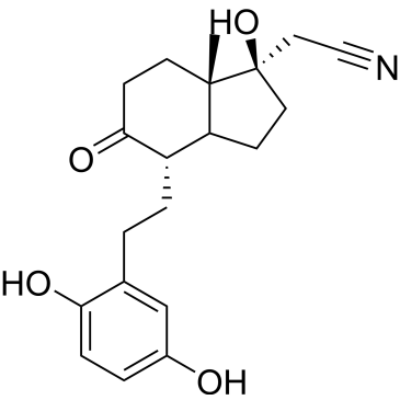 2-((1R,4S,7aS)-4-(2,5-Dihydroxyphenethyl)-1-hydroxy-7a-methyl-5-oxooctahydro-1H-inden-1-yl)acetonitrile (Dienogest Impuruity）|CS-0166041