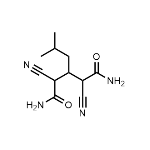 2,4-Dicyano-3-(2-methylpropyl)-pentanediamide  Pregabalin Impurity|CS-0166133