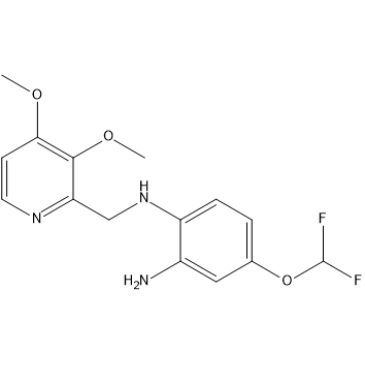 4-(Difluoromethoxy)-N1-((3,4-dimethoxypyridin-2-yl)methyl)benzene-1,2-diamine Pantoprazole Impurity|CS-0166169