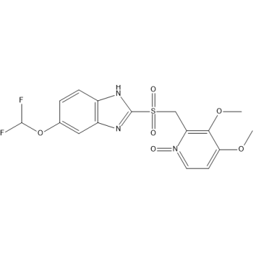 2-(((5-(difluoromethoxy)-1H-benzo[d]imidazol-2-yl)sulfonyl)methyl)-3,4-dimethoxypyridine 1-oxide  Pantoprazole Impurity|CS-0166179