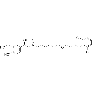 (R)-1,3-Dichloro-2-((2-((6-((2-hydroxy-2-(4-hydroxy-3-(hydroxymethyl)phenyl)ethyl)(oxo)ammonio)hexyl)oxy)ethoxy)methyl)benzene (Vilanterol Impuruity）|CS-0166186