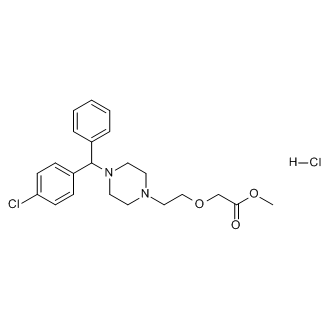 methyl 2-(2-(4-((4-chlorophenyl)(phenyl)methyl)piperazin-1-yl)ethoxy)acetate hydrochloride  (Cetirizine Impuruity）|CS-0166231
