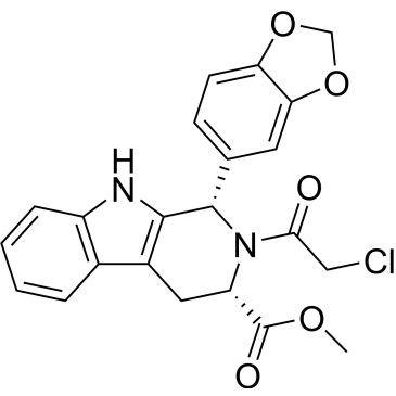(1S,3S)-methyl 1-(benzo[d][1,3]dioxol-5-yl)-2-(2-chloroacetyl)-2,3,4,9-tetrahydro-1H-pyrido[3,4-b]indole-3-carboxylate  (Tadalafil Impuruity）|CS-0166248