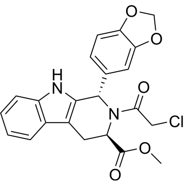 (1S,3R)-methyl 1-(benzo[d][1,3]dioxol-5-yl)-2-(2-chloroacetyl)-2,3,4,9-tetrahydro-1H-pyrido[3,4-b]indole-3-carboxylate  (Tadalafil Impuruity）|CS-0166249