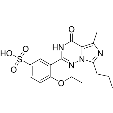 4-ethoxy-3-(5-methyl-4-oxo-7-propyl-3,4-dihydroimidazo[5,1-f][1,2,4]triazin-2-yl)benzenesulfonic acid  (Vardenafil Impurity）|CS-0166273