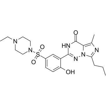 2-(5-((4-Ethylpiperazin-1-yl)sulfonyl)-2-hydroxyphenyl)-5-methyl-7-propylimidazo[5,1-f][1,2,4]triazin-4(3H)-one Vardenafil impurity|CS-0166275